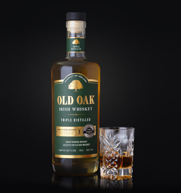 Old Oak Irish Whiskey Aged 3 Years
